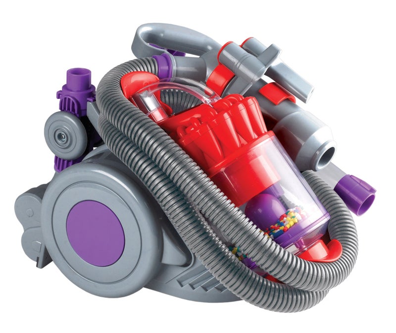 Casdon Dyson DC22 Vacuum Cleaner | Toy Dyson DC22 Vacuum Cleaner For Children Aged 3+ | Features Working Suction, Just Like The Real Thing,Grey/Purple/Red - Image 4