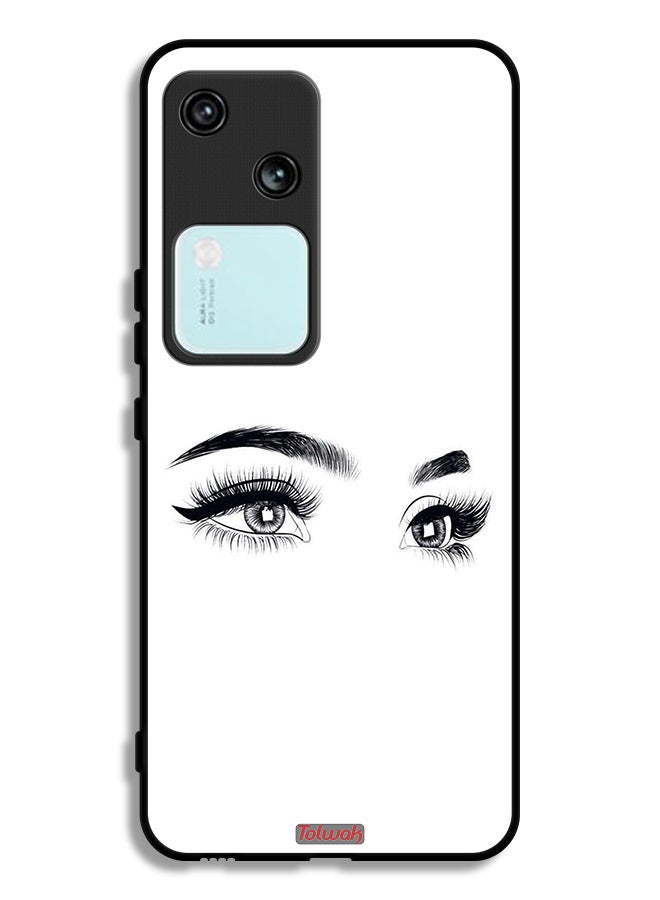 Tolwak Vivo S18 5G Protective Case Cover Eyes Art - Image 1