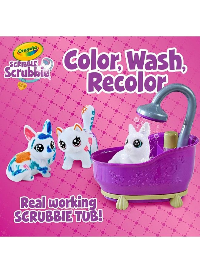 Crayola Scribble Scrubbie Pets Tub Set Toys For Girls & Boys Gifts For Kids Ages 3 4 5 6 - Image 3