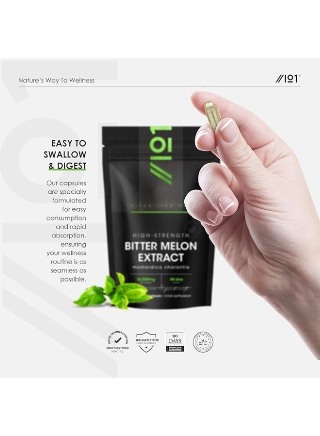 ALPHA01 Bitter Melon 16,500 mg – Supports Blood Sugar & Metabolic Health, 60 Capsules - Image 4