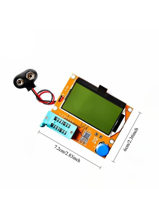 Yellow LCR T4 Graphical Transistor Tester Uncharged Power Mode Multifunctional - Image 3