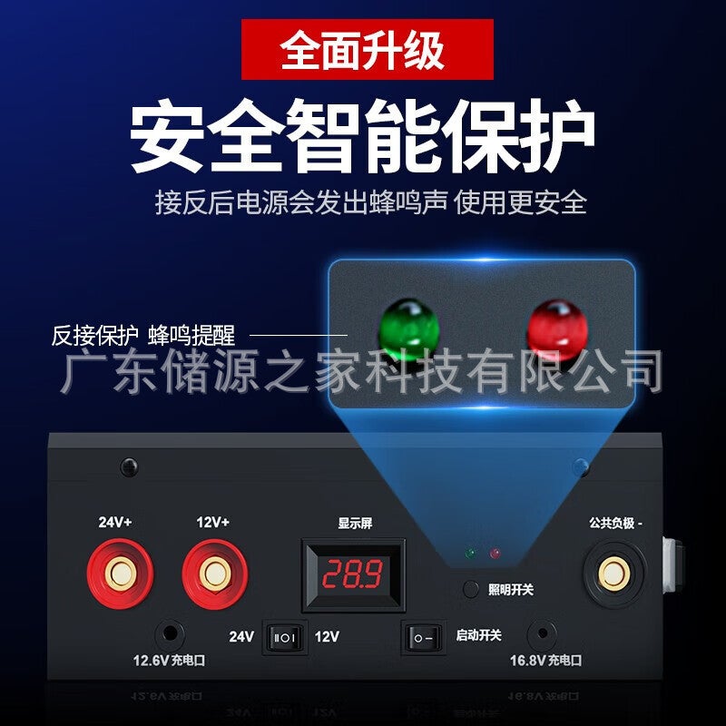 Car Emergency Starting Power Supply Multi-Function 12V24V Universal Battery Loss And Power Bank Car Backup Starter - Image 5