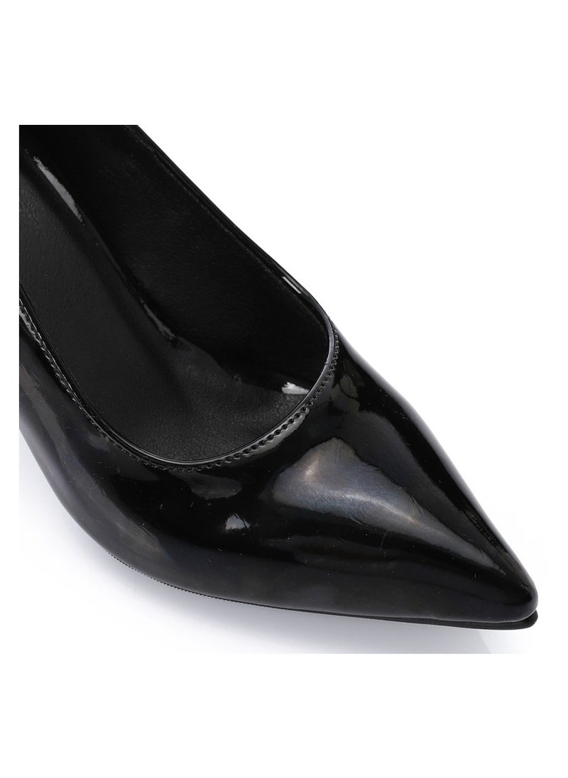 Mr.joe Mr Joe Classic Black Verne court Pumps - 3023  - Image 3
