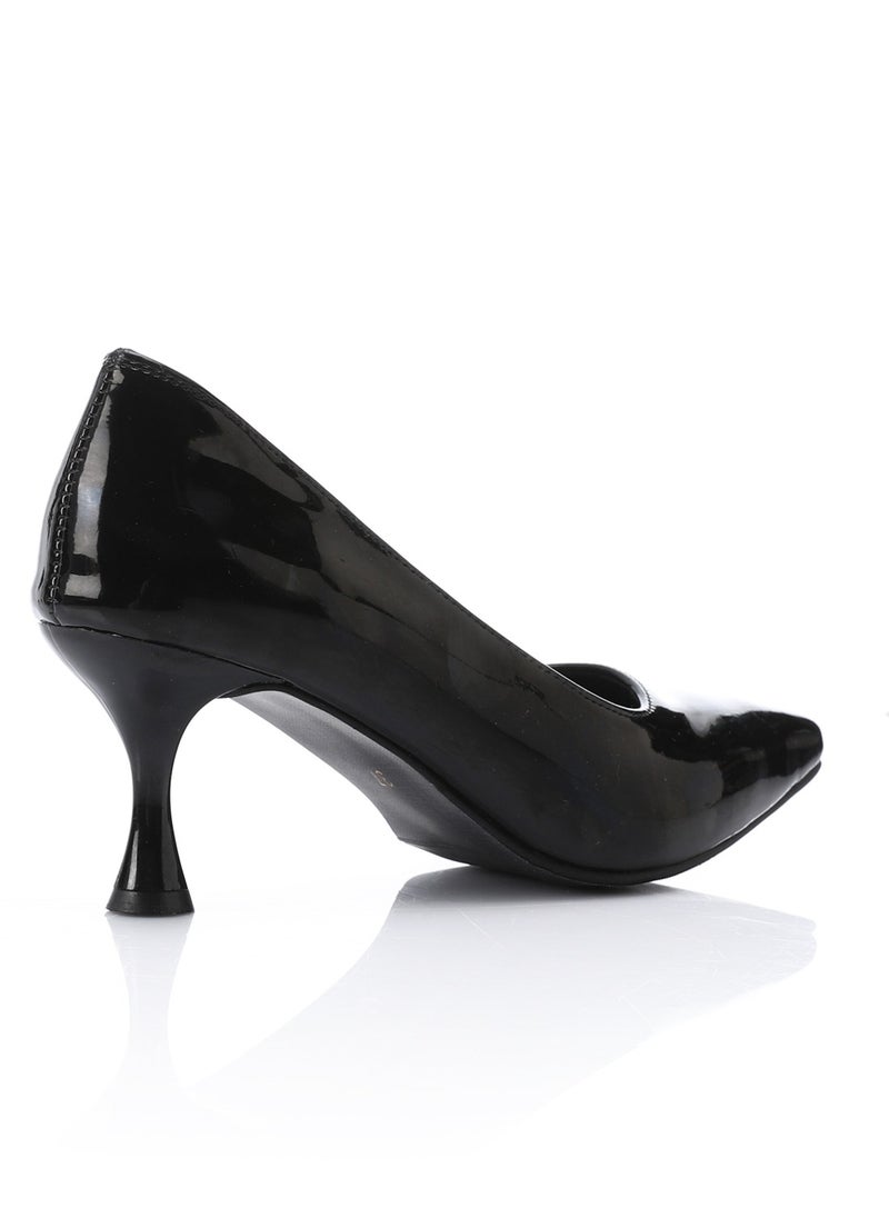 Mr.joe Mr Joe Classic Black Verne court Pumps - 3023  - Image 5