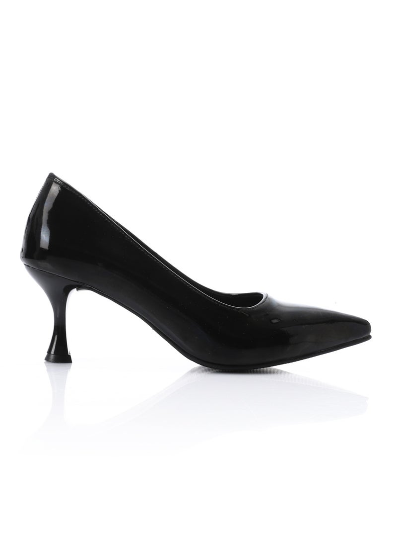Mr.joe Mr Joe Classic Black Verne court Pumps - 3023  - Image 4