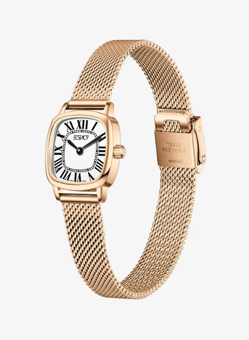 إكستاسي Women's Stainless Steel Analog Watch E25502-RMKW - 21mm mm