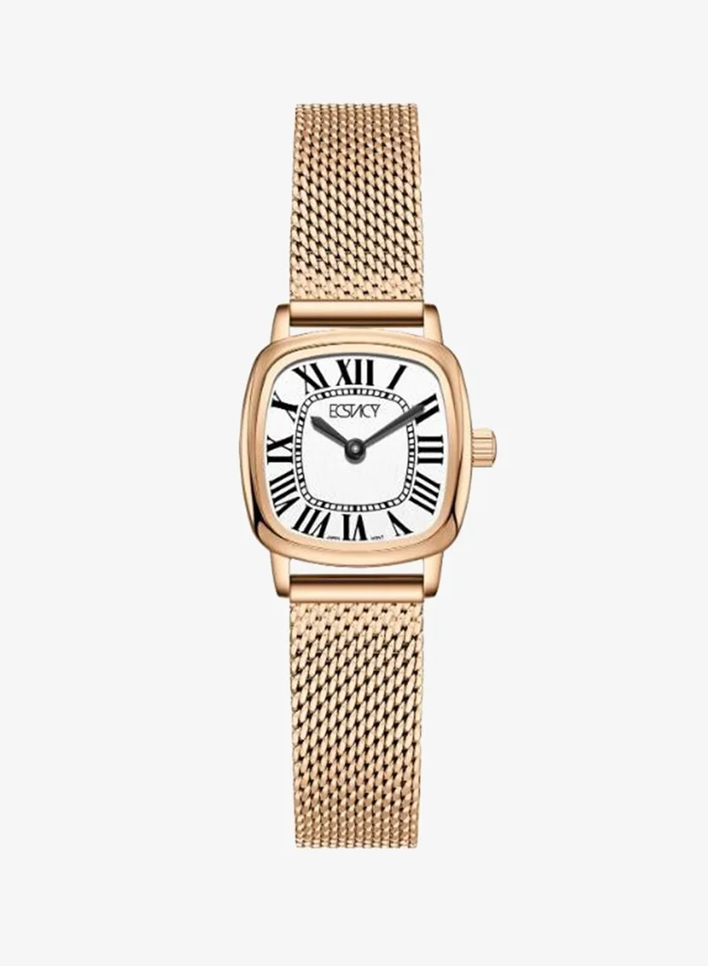 إكستاسي Women's Stainless Steel Analog Watch E25502-RMKW - 21mm mm