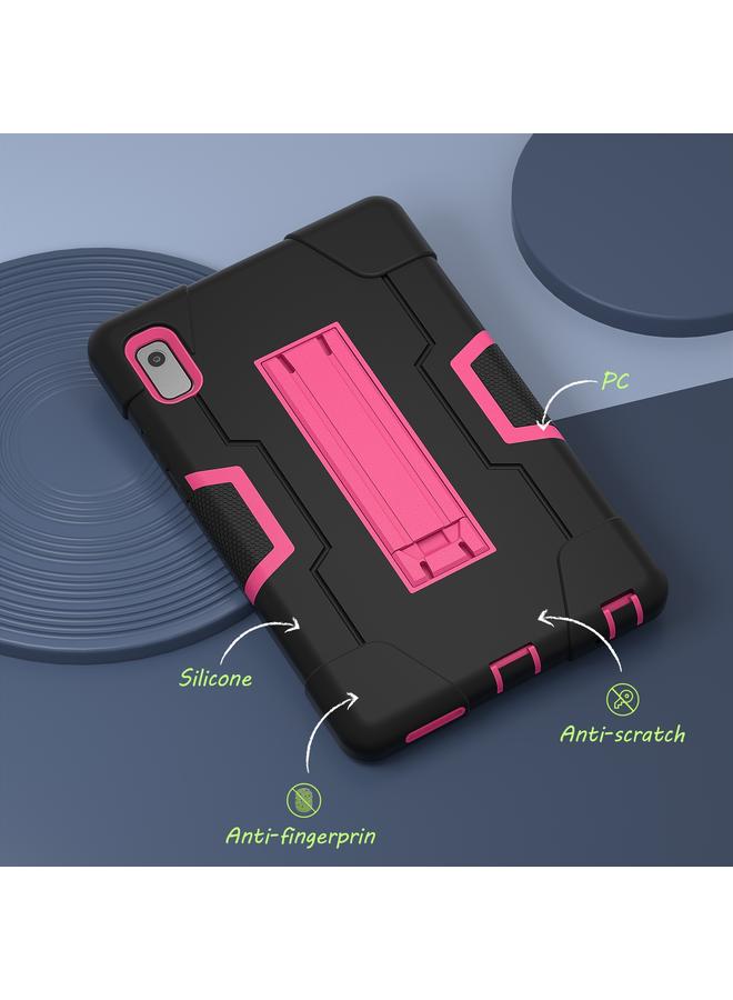 S-TOP Case For Lenovo Tab M9 / TB-310FU Contrast Color Silicone Hybrid PC Tablet Case with Holder - Image 2