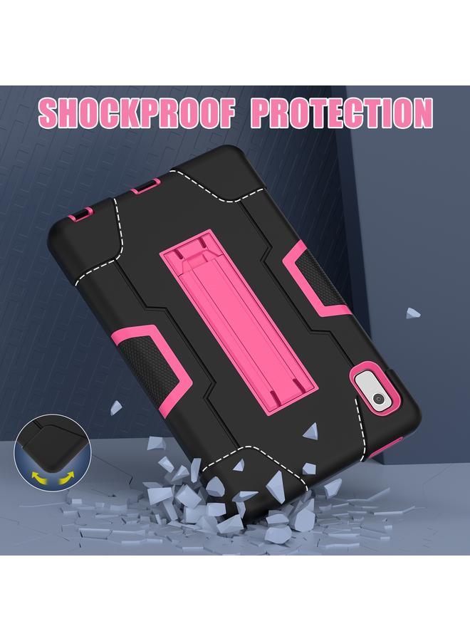 S-TOP Case For Lenovo Tab M9 / TB-310FU Contrast Color Silicone Hybrid PC Tablet Case with Holder - Image 3
