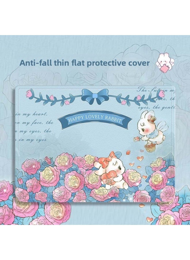 Generic - Ipad2022 For Apple Tablet Case For Ipad9 Generation 10.2 Inch Full Package Air1/2 Silicone Pro2021-Color:Morning Glory Rabbit-Applicable Model:iPad Air4/Air5(10.9 Inches) - Image 1