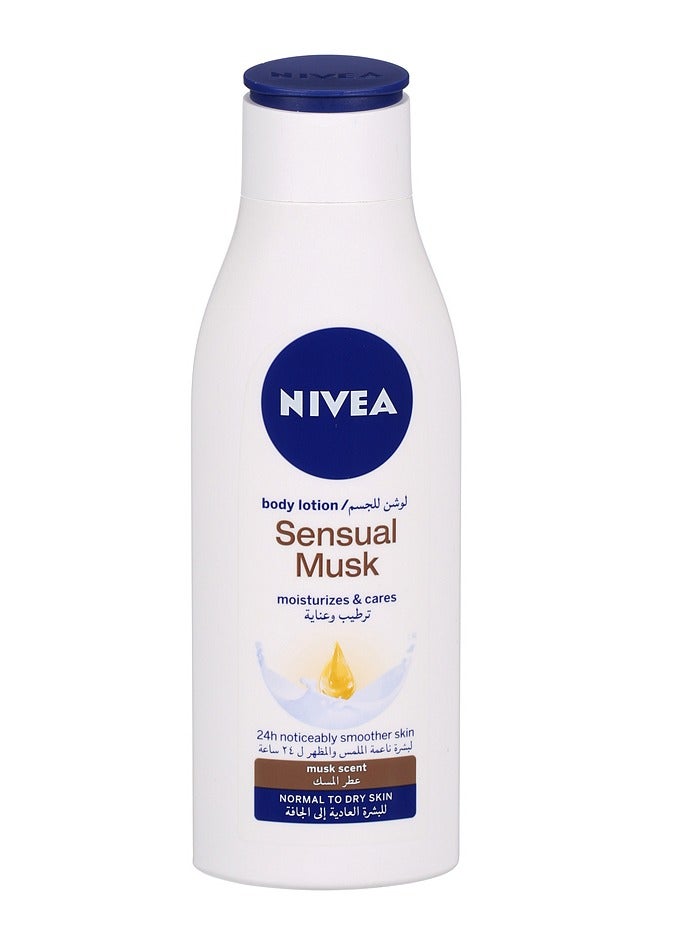 Nivea Sensual Musk Scent Body Lotion Normal To Dry Skin 250ml  - Image 1