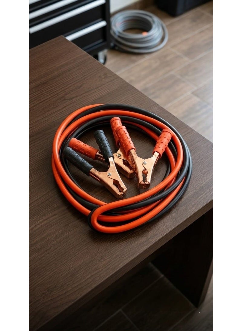 أم تي كابل اشتراك بطارية سيارة أصلي ماركة MT ، سلك توصيل بطارية بقوة 1500 أمبير ، طول 3 متر ، كابلات تشغيل السيارة للمهمات الشاقة ، مشابك نحاسية قوية معزولة ، شنطة تخزين دائرية ، كيبل اشتراك سيارة ديزل وبنزين ، مانع للشرر ، أطراف توصيل نحاس ، منقذ الطوارئ للسيارات ، ملحقات سيارات ضرورية ، Booster Cable 1500A ، كابل اشتراك متنقل للرحلات ، جودة عالية ومقاوم للحرارة ، مناسب للشاحنات والسيارات الصغيرة والدفع الرباعي ، سهل التخزين والاستخدام. - Image 3