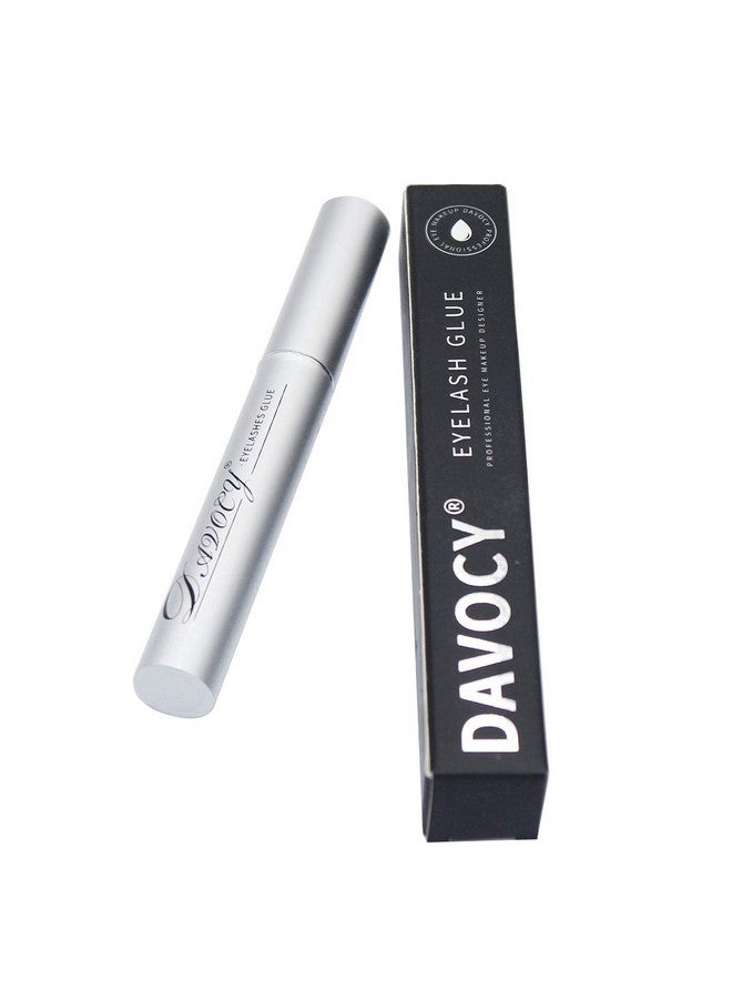 Davocy Eyelash Glue Strong Hold Clear Latexfree Waterproof Lash Adhesive. Professional Hypoallergenic Adhesive For Sensitive Eye. Suitable For Strip Eyelash Extension False Lash Mink Lash - Image 1