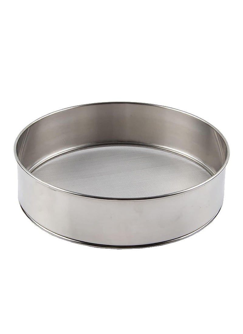 BLACKSTONE - Fine Mesh Flour Sifter Easy to Clean, Suitable for Flour and Sugar Sieve, Fast Flour Sieve 25CM - Image 1