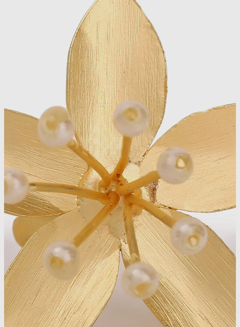 SOHI Gold-Plated Bass Handmade Adjustable Ring