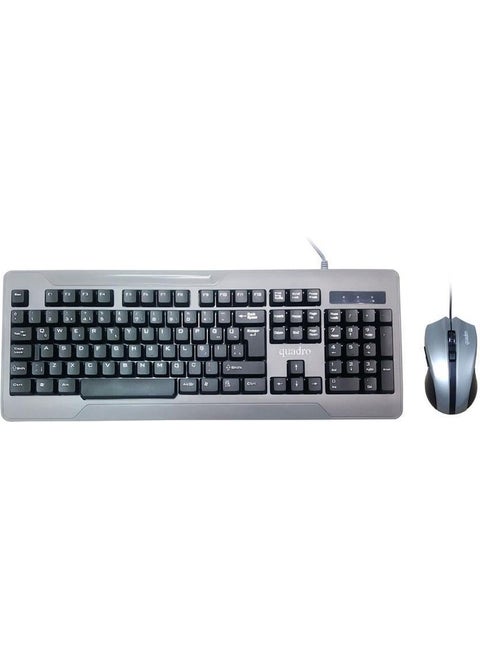 Q USB KMS-101U Trk Multimedia Keyboard + Usb Mouse