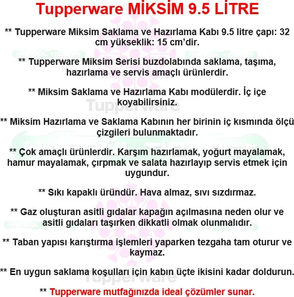 Tupperware Miksim 9.5 Lt Preparation Storage Container Fuchsia Hsgl