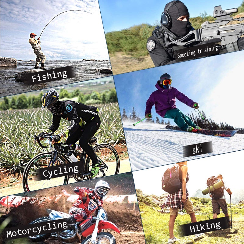 clothin Balaclava Face Mask Cooling Neck Gaiter Unisex UV Protection for MotorcyclingSkiingOutdoor - Image 4