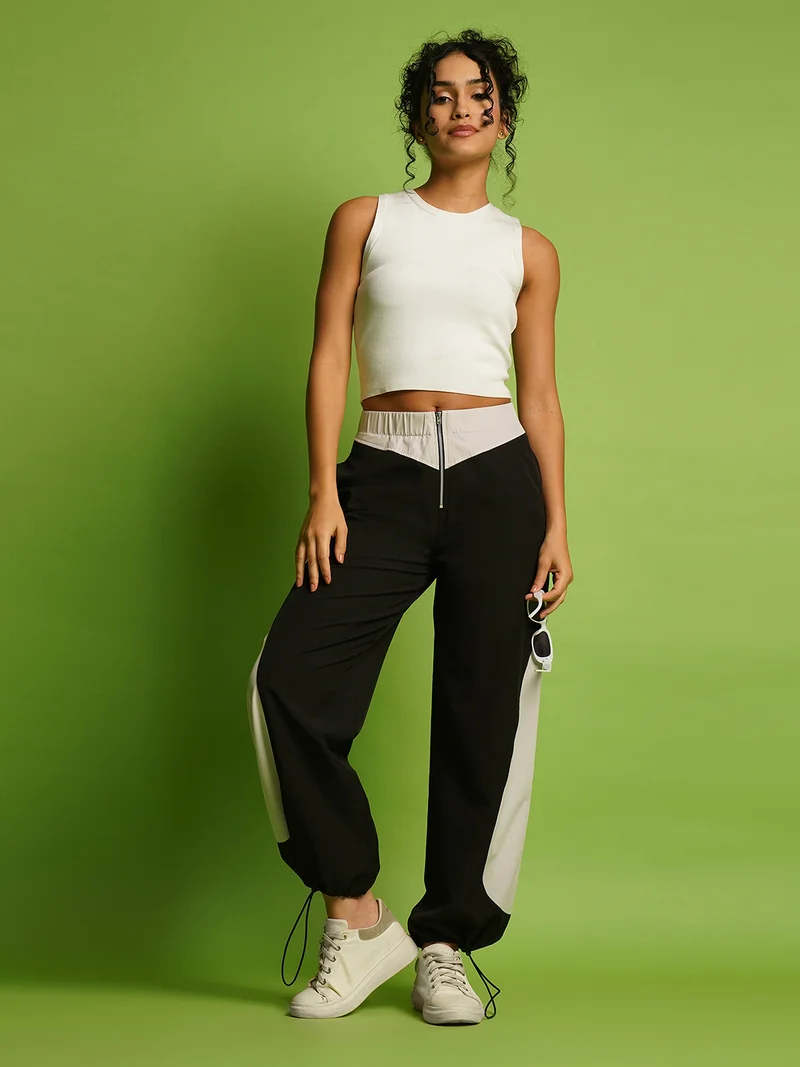 globus Women Mid-Rise Loose Fit Trousers