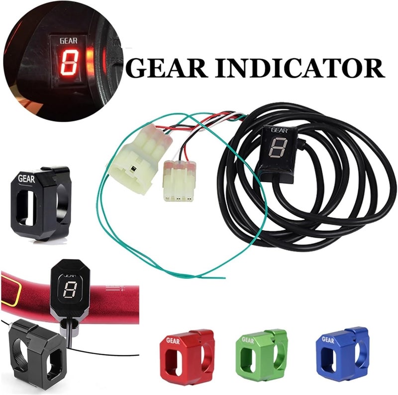 Wivplex Green Gear Indicator for Suzuki Motorcycles - Image 3