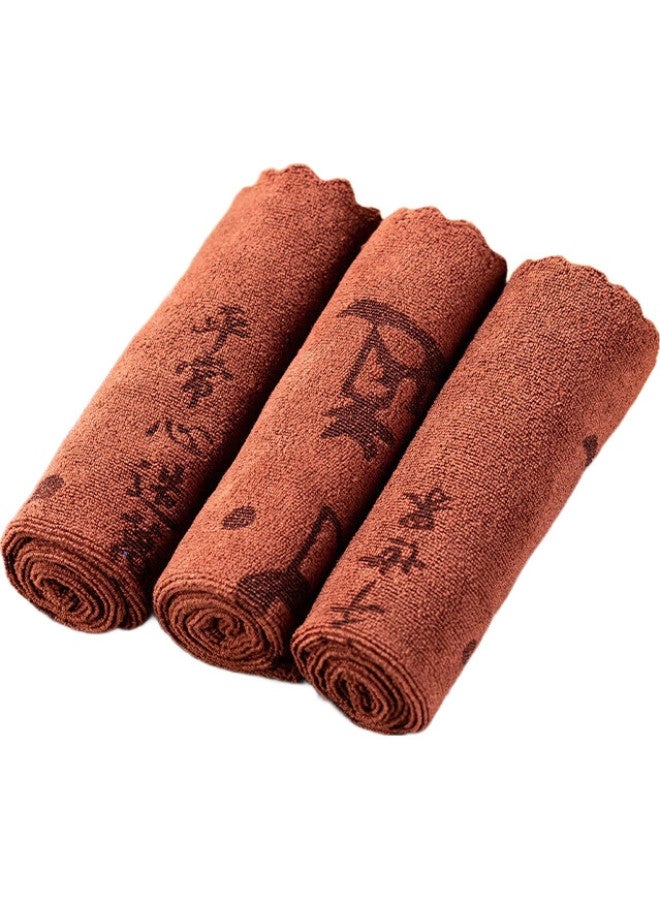 Yijuke 4-Pack Thick Tea Towels, Kung Fu Tea Accessories, Tea Table Cloths, Tea Mats, Tea Table Covers, Absorbent - Image 3