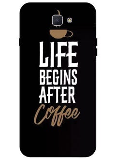 Protective Case Cover For Samsung Galaxy J4 Plus Smart Series Printed Protective Case Cover for Samsung Galaxy J4 Plus Life Begings After Coffee