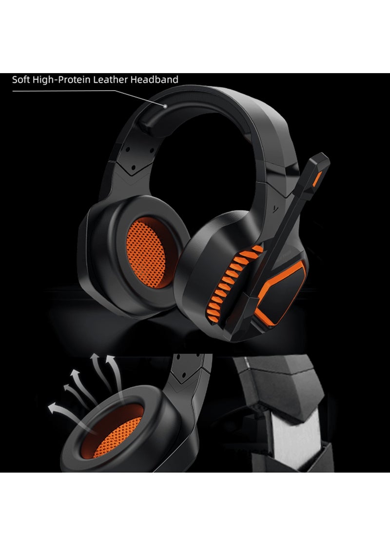 Meetion - MEETION Surround Sound Wireless Gaming Headset BTH014 2.4g/Bluetooth/wired three-mode connection Rotatable noise-cancelling microphone Lightweight soft white leather earmuffs - Image 1