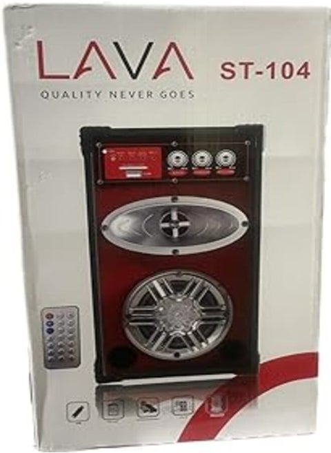 Lava - speaker from lava with usb slot - memory card - bluetooth st-104