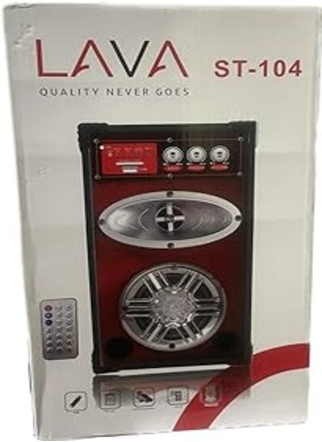 Lava - speaker from lava with usb slot - memory card - bluetooth st-104
