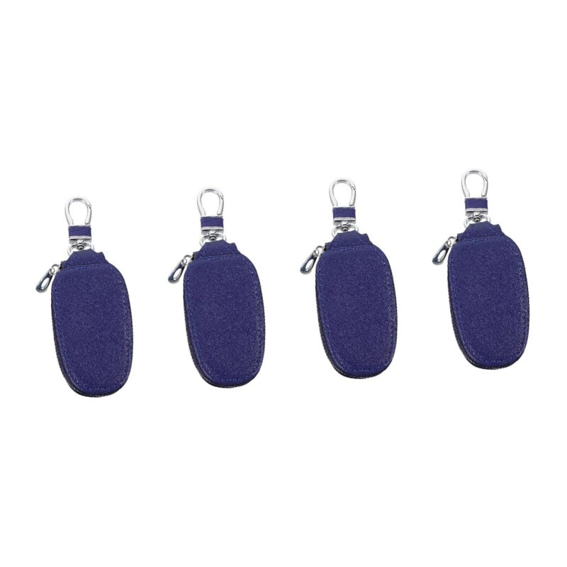5 Pieces PU Leather Key Holder Case Splashproof Multi Functional For Men Women - Image 2