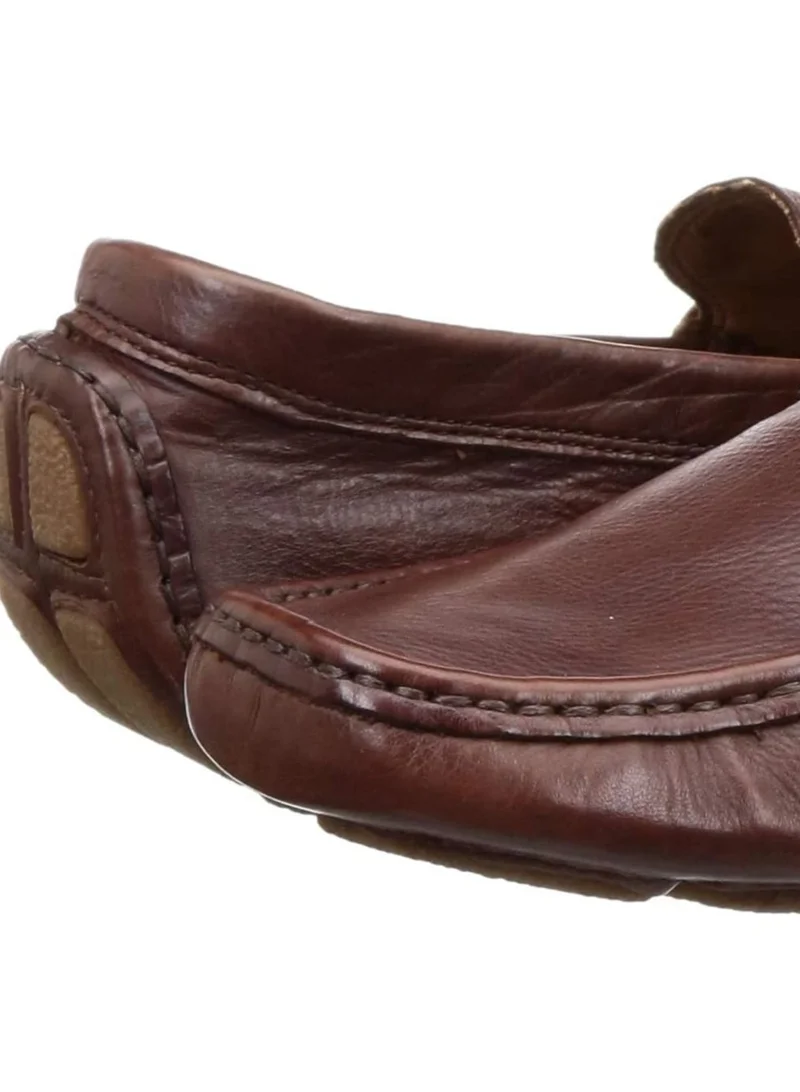 RUOSH Mens Innovative Dual Tone Loafer Slip on Driving Comfort Leather Work Office Formal Occasion Party Casual Wear Italian Design Anti Skid Padded Insole Fashion Premium Shoes
