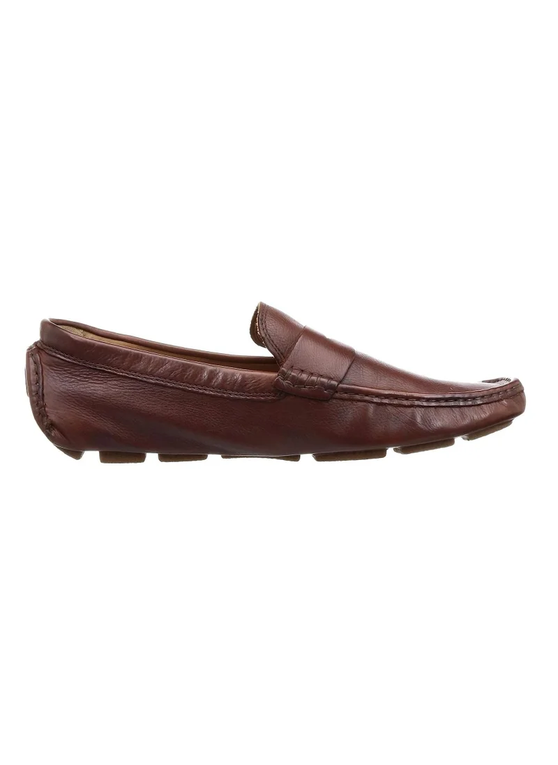 RUOSH Mens Innovative Dual Tone Loafer Slip on Driving Comfort Leather Work Office Formal Occasion Party Casual Wear Italian Design Anti Skid Padded Insole Fashion Premium Shoes