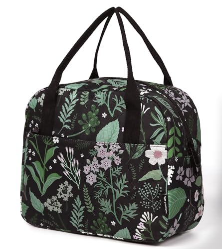 VLM Lunch BagLunch Box for Women MenReusable Insulated Lunch ToteSmall Leakproof Cute Lunch Cooler with High Capacity for WorkPicnicCamping - Image 1