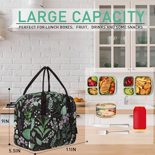 VLM Lunch BagLunch Box for Women MenReusable Insulated Lunch ToteSmall Leakproof Cute Lunch Cooler with High Capacity for WorkPicnicCamping - Image 3