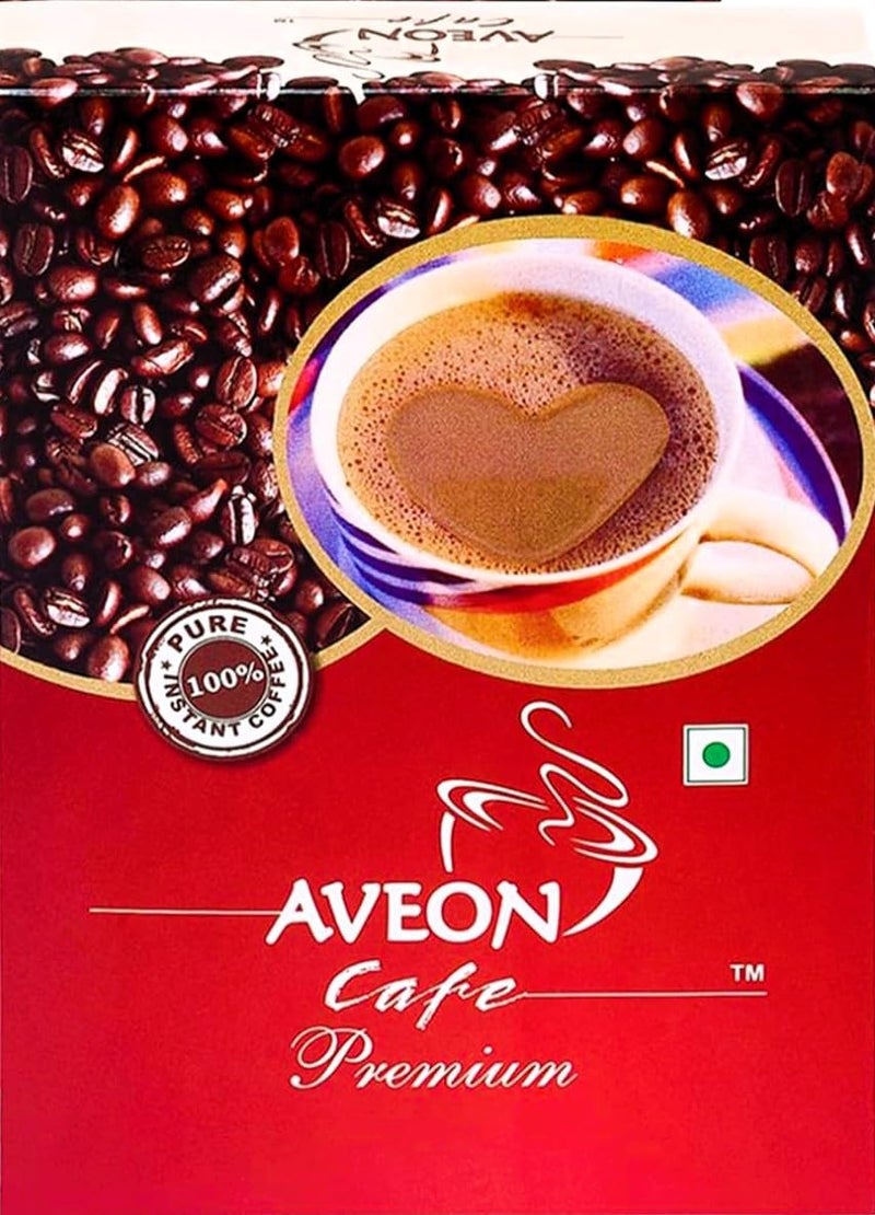 AVEON قهوة أفين كافيه الفورية الممتازة 200 جرام - مزيج غني وسلس من أرابيكا وروبوستا | مجمعة بدقة لرائحة ونكهة قوية - Image 1