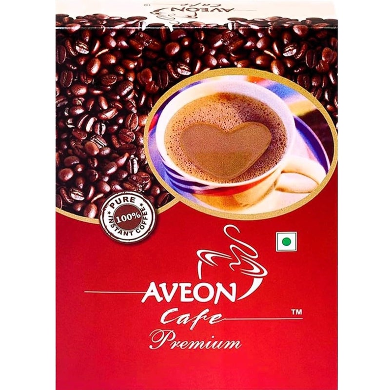 AVEON قهوة أفين كافيه الفورية الممتازة 200 جرام - مزيج غني وسلس من أرابيكا وروبوستا | مجمعة بدقة لرائحة ونكهة قوية - Image 2