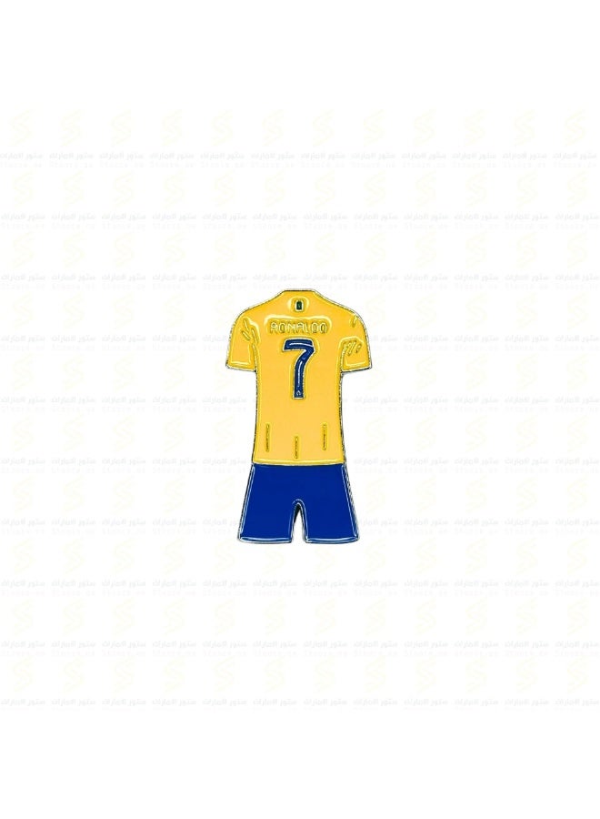 ACLIX 5-Pieces Sticker of the legend Cristiano Ronaldo for Bags, Jackets, and Clothing Mobile, I pad, Backpacks, and Collectors Walls, Doors, Cars & Laptops - Image 2