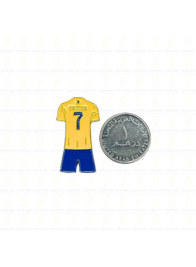 ACLIX 5-Pieces Sticker of the legend Cristiano Ronaldo for Bags, Jackets, and Clothing Mobile, I pad, Backpacks, and Collectors Walls, Doors, Cars & Laptops - Image 3