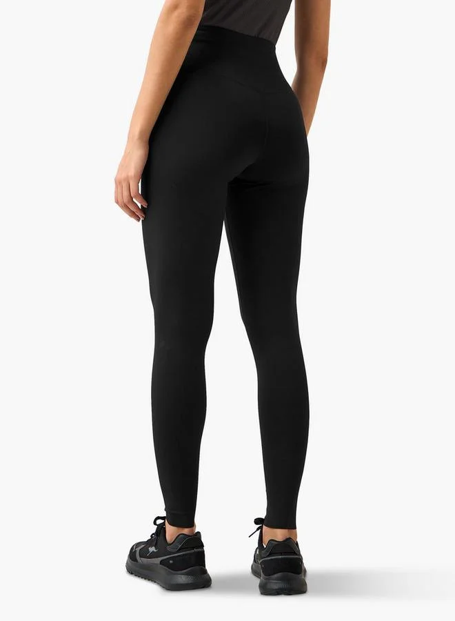 Splash Active BLACK Yoga Slim Fit Leggings with Cell Phone Pocket for Women | Best Price UAE