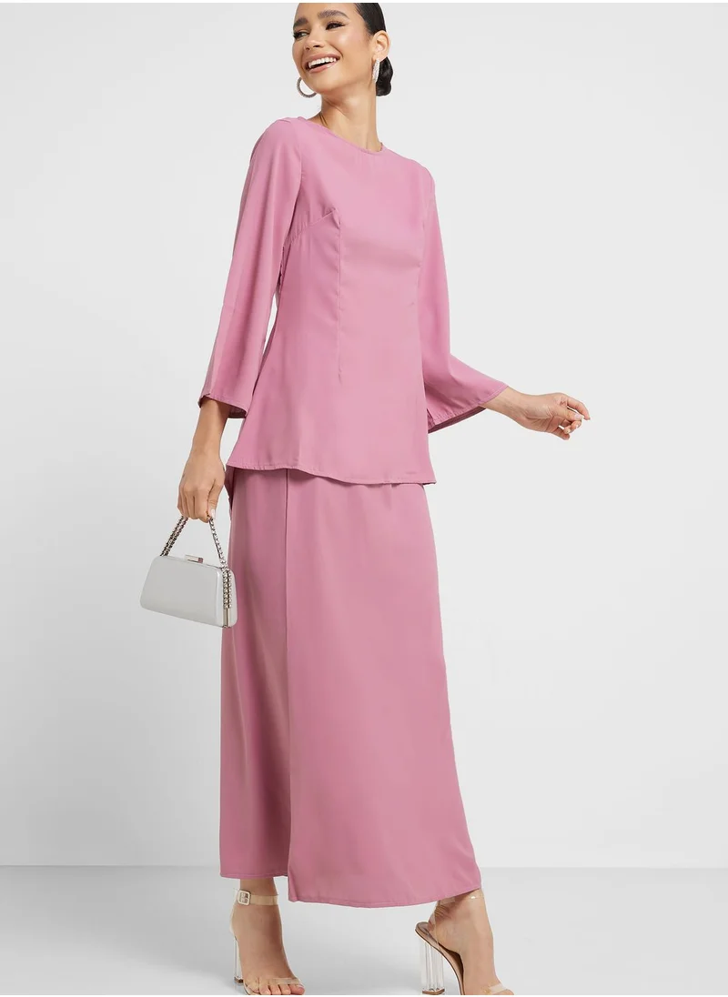 Khizana Released Top And Skirt Set