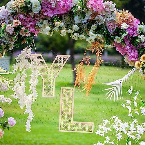 She Love Wooden Rattan Letters 8 inch Wood Letters R for Wall Decor Crafts Boho Nursery Decor for Baby Shower Wedding Bedroom Name Signs Large Rustic Letter Home Decoration - Image 5