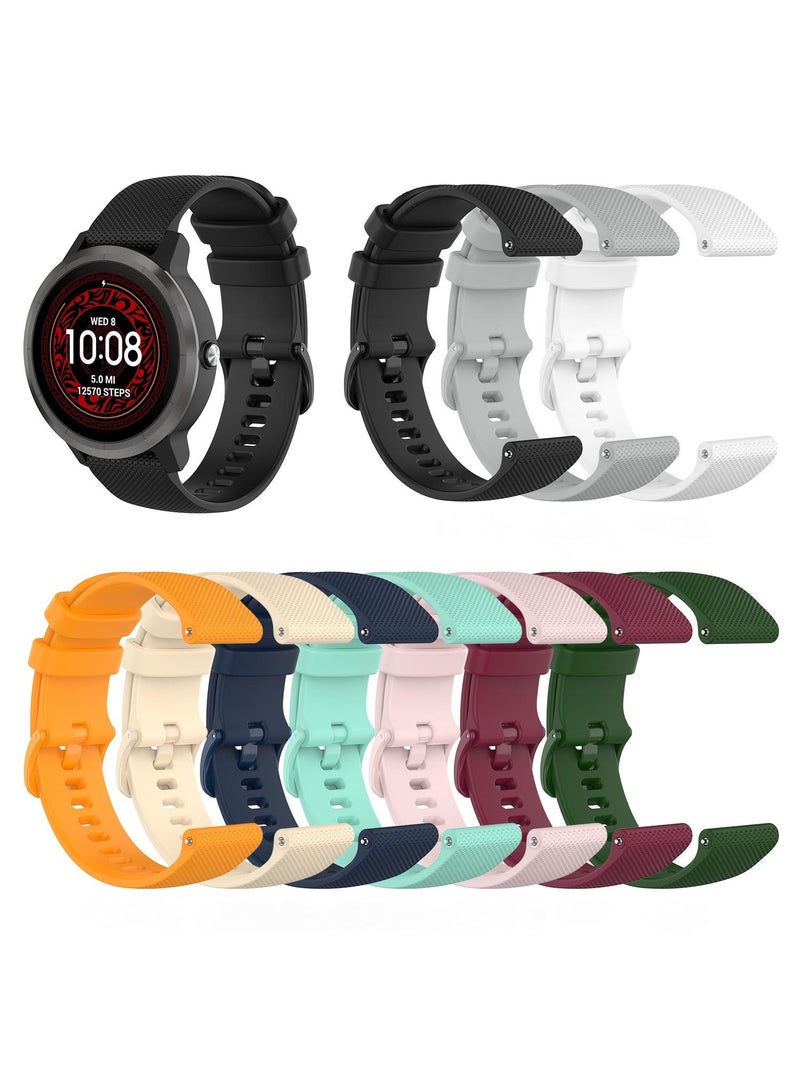 1Pcs Watch Band Suitable For Huawei Watch 3 pro/ Samsung galaxy Watch /Garmin Venu 2S/ vivoactive5 Pink 18mm - Image 4