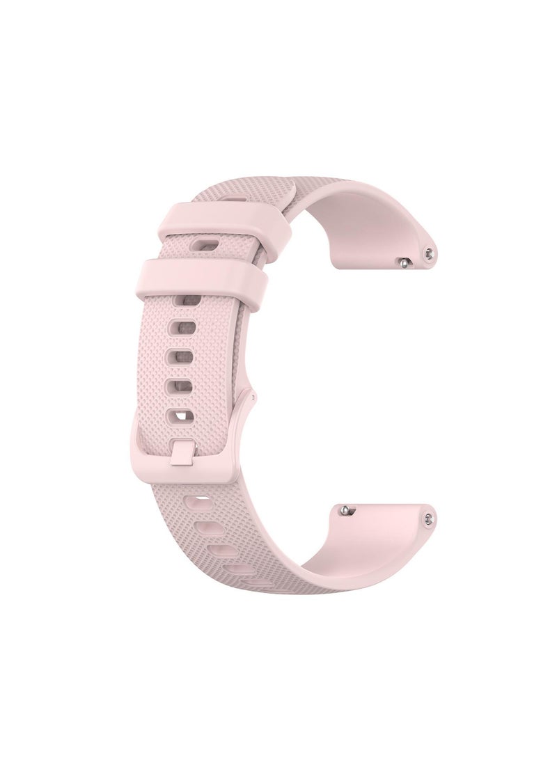 1Pcs Watch Band Suitable For Huawei Watch 3 pro/ Samsung galaxy Watch /Garmin Venu 2S/ vivoactive5 Pink 18mm - Image 2