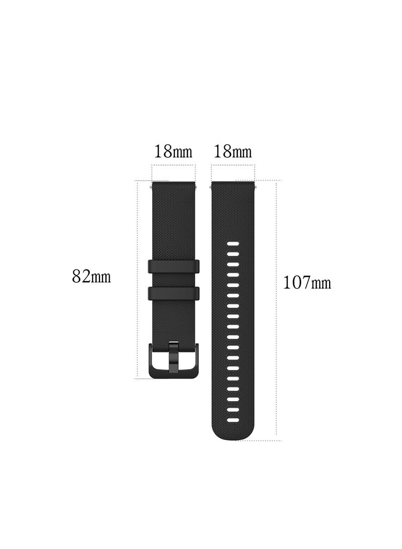 1Pcs Watch Band Suitable For Huawei Watch 3 pro/ Samsung galaxy Watch /Garmin Venu 2S/ vivoactive5 Pink 18mm - Image 3