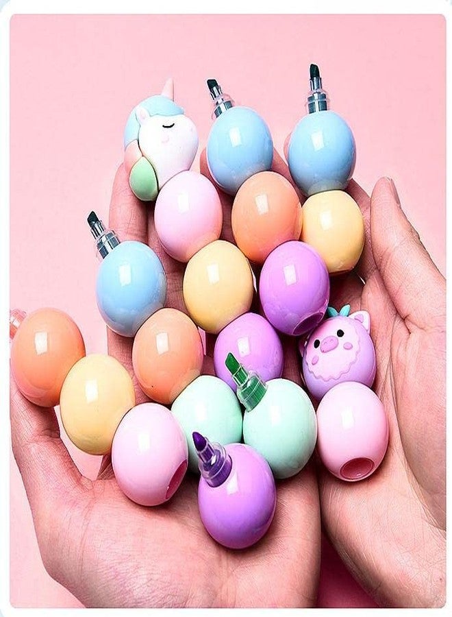 Mayatra's Unicorn Shape Highlighter For books Fancy Cute markers For Kids (Unicorn Pack Of 2) - Image 5