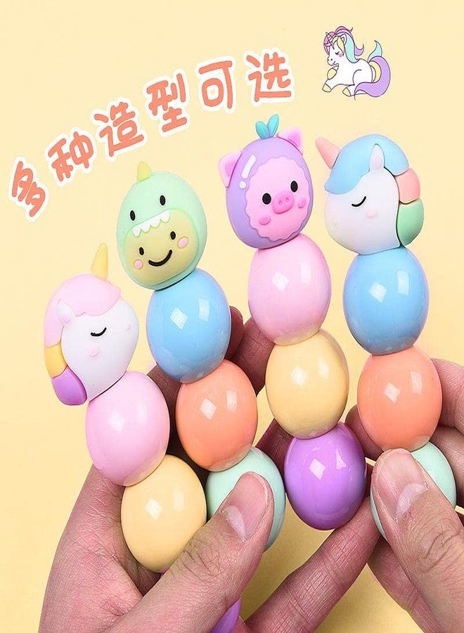 Mayatra's Unicorn Shape Highlighter For books Fancy Cute markers For Kids (Unicorn Pack Of 2) - Image 3