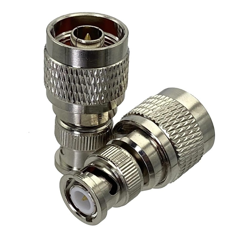 BNC Male To N Male RF Coaxial Adapter Connector 50 Ohm More Than 50 Pcs - Image 1