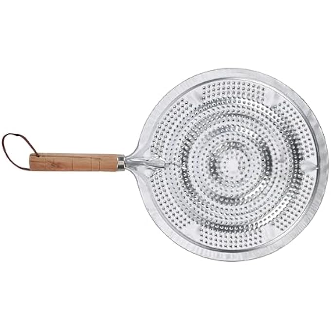 ديلكاسا DC3006 حلقة طهي على نار هادئة بمقبض خشبي مقاس 21 سم فضي - Image 3