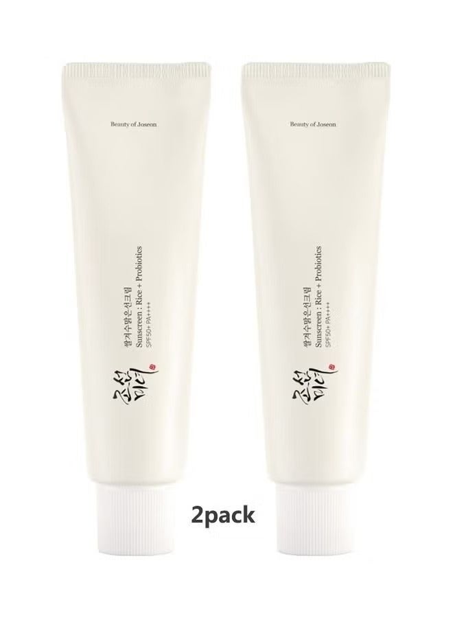 HK Beauty of Joseon Relief Sun : Rice + Probiotics 2pcs x 50ml - Image 1