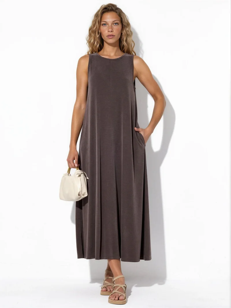 Busem BUSEM Sleeveless Maxi Jersey Dress